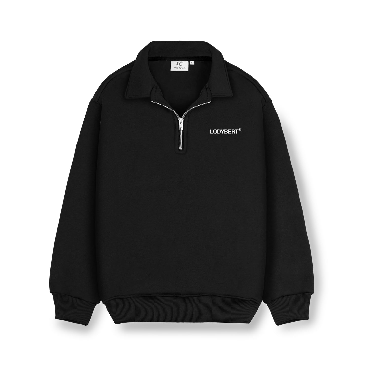 Half Zip - Polite Black