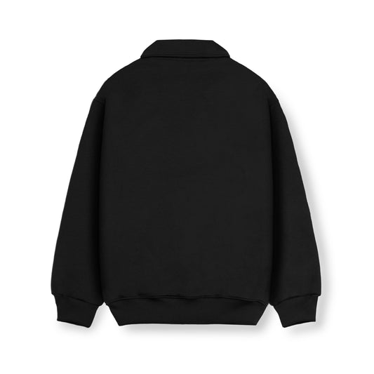 Half Zip - Polite Black