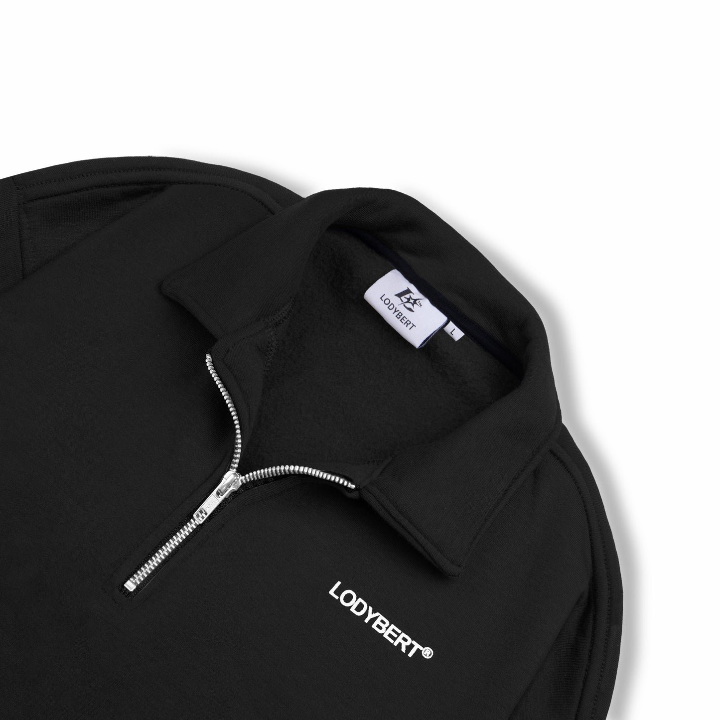 Half Zip - Polite Black