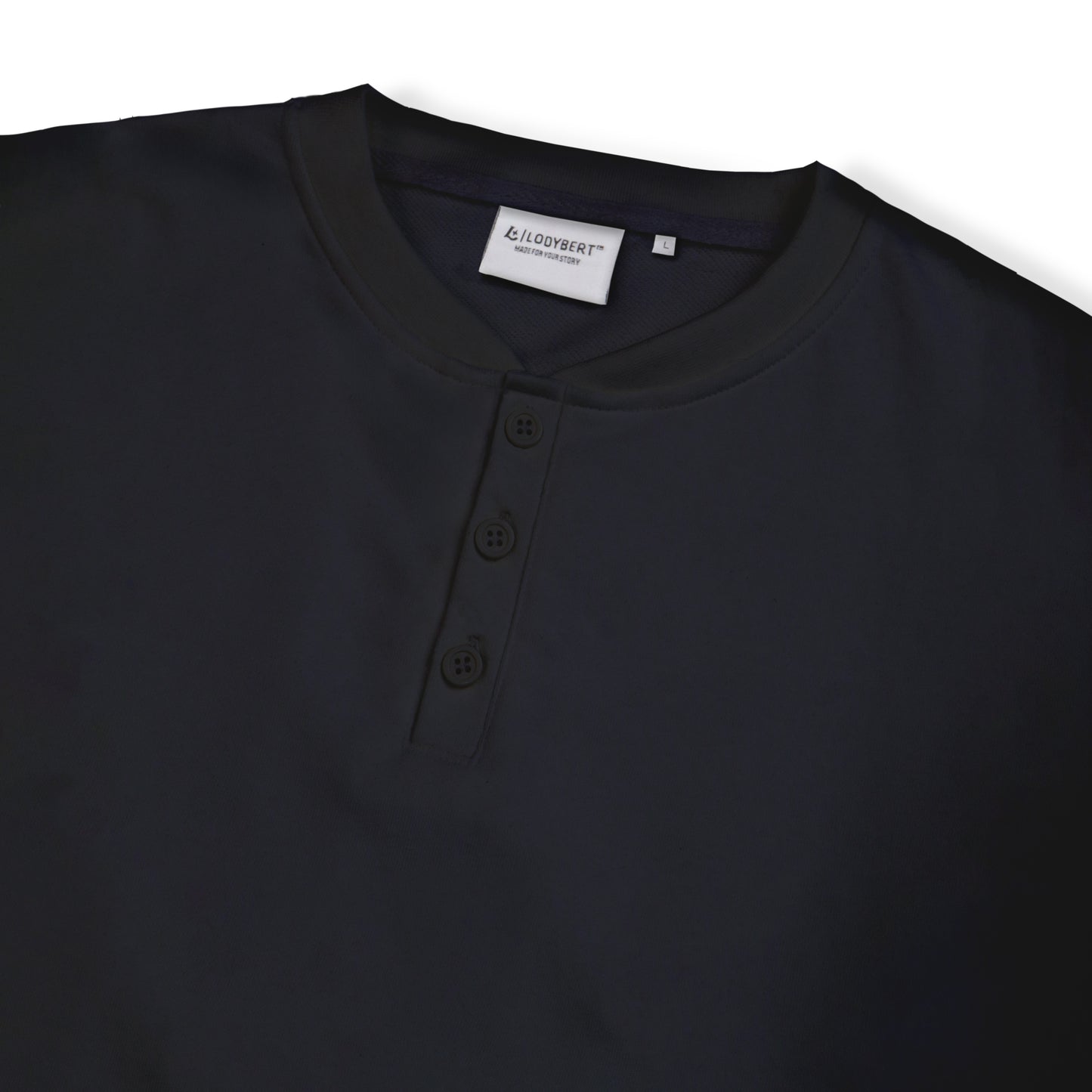 Henley Shirt - Effortless Daily Black