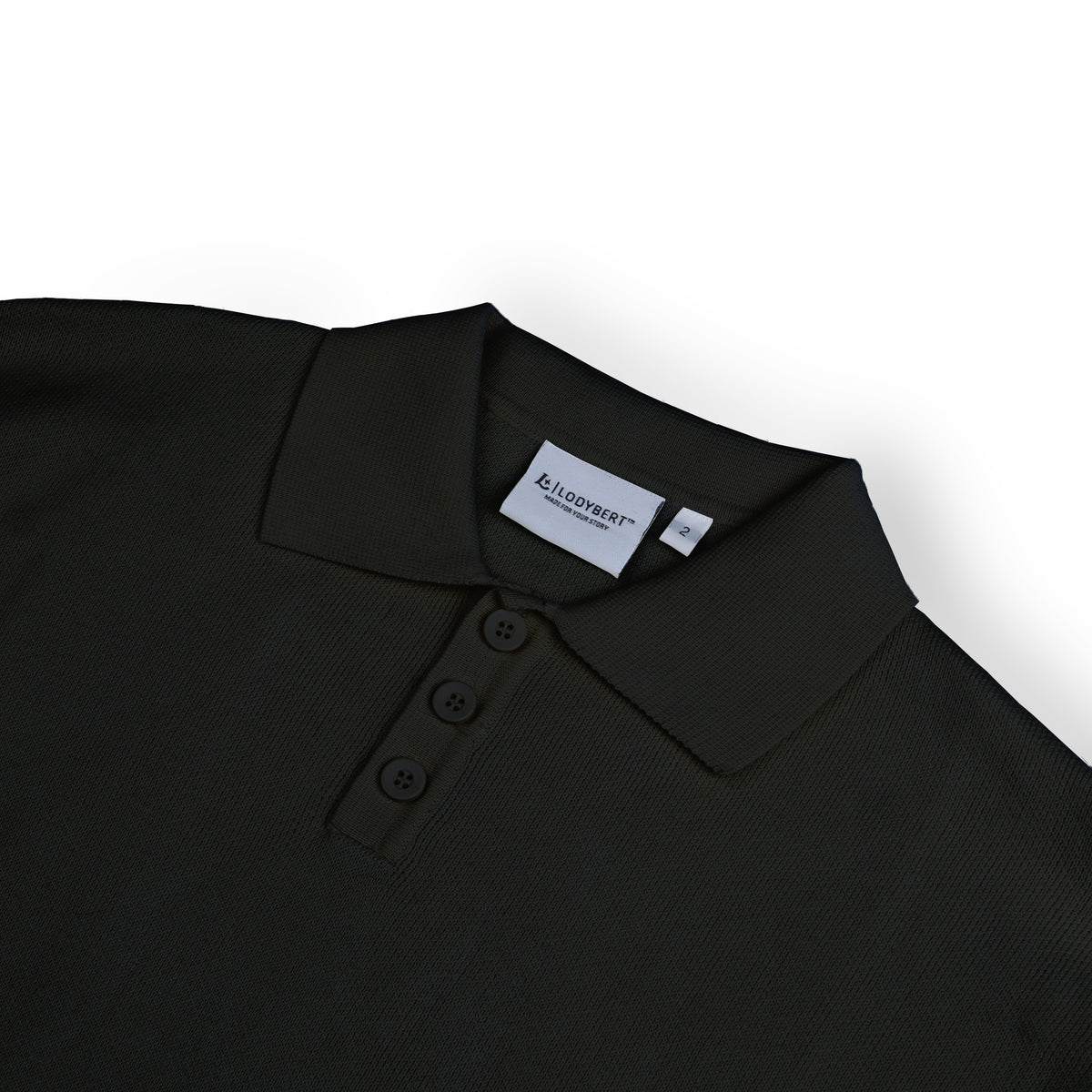 Knit Polo - Purlesse Black