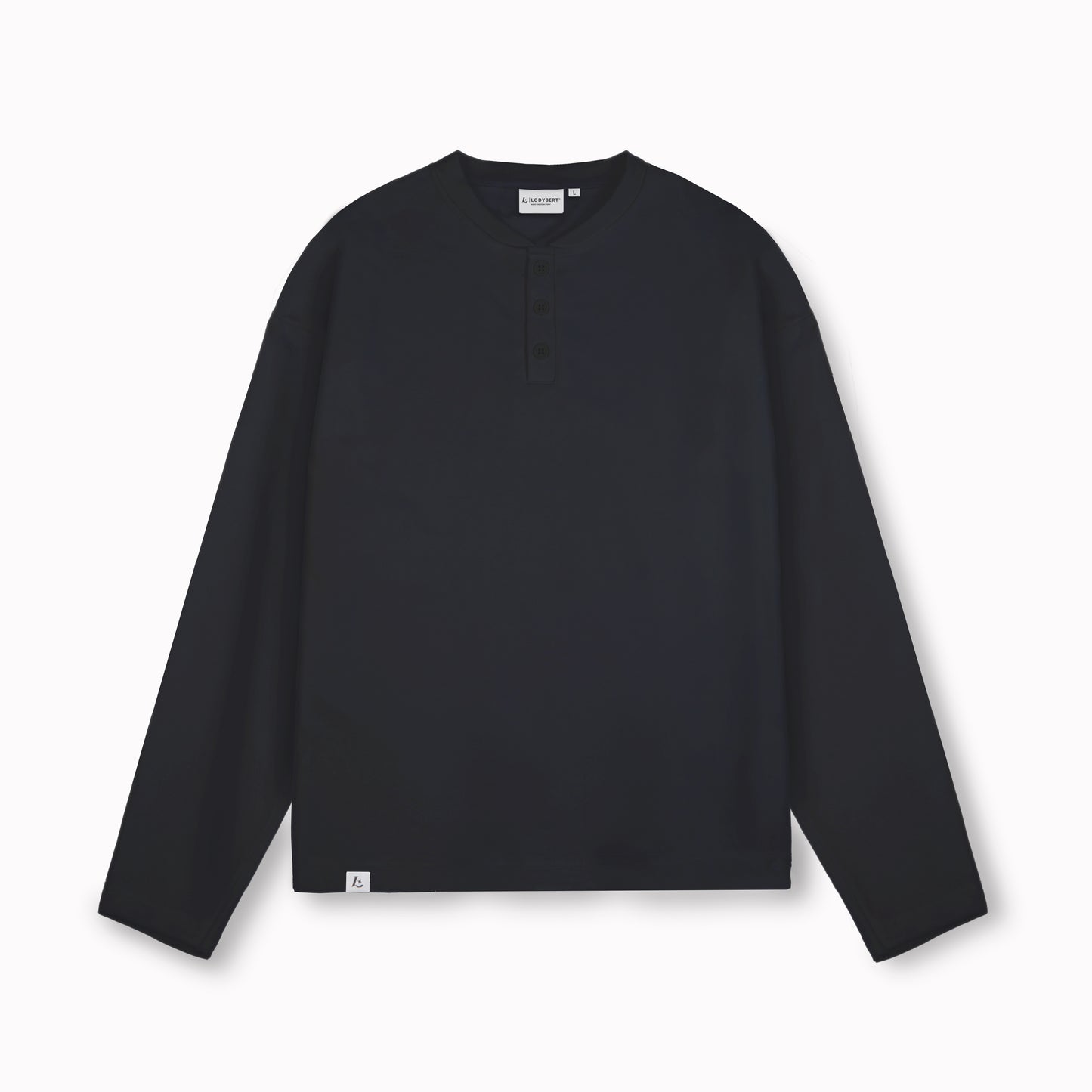 Henley Shirt - Effortless Daily Black