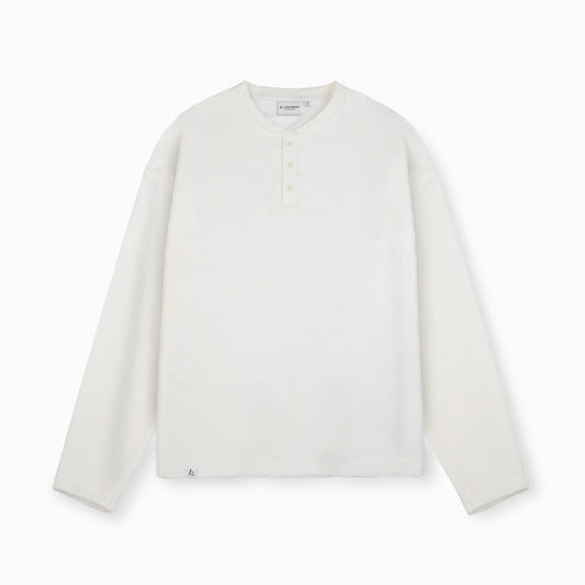 Henley Shirt - Effortless Daily White