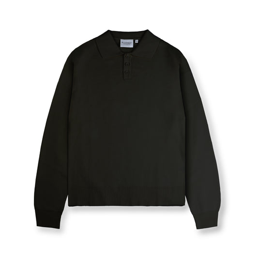 Knit Polo - Purlesse Black