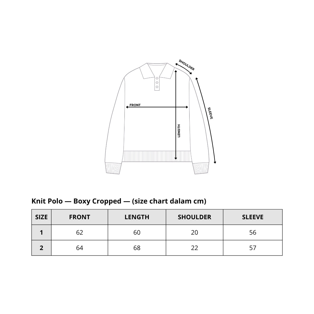 Knit Polo - Purlesse Oat White