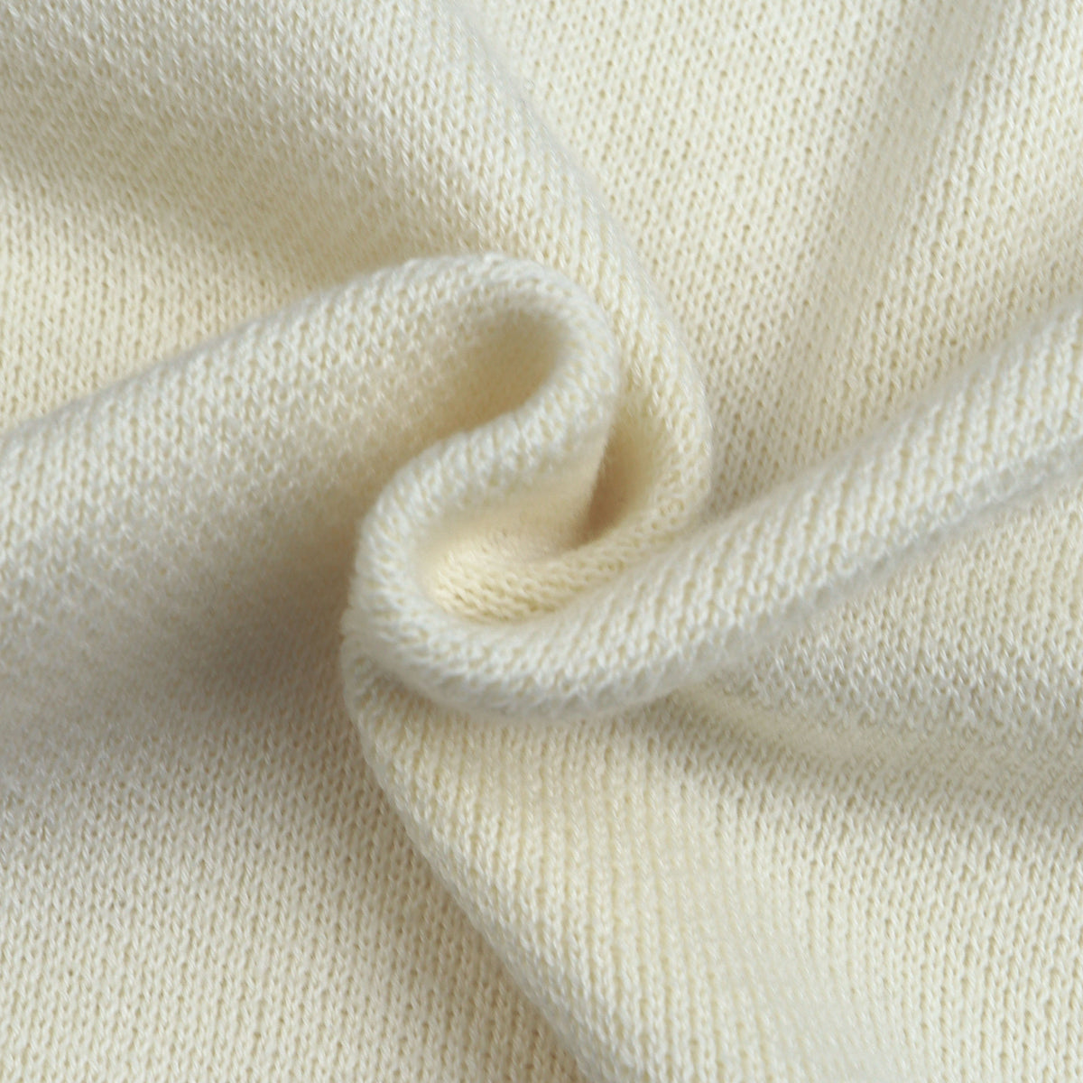 Knit Polo - Purlesse Oat White